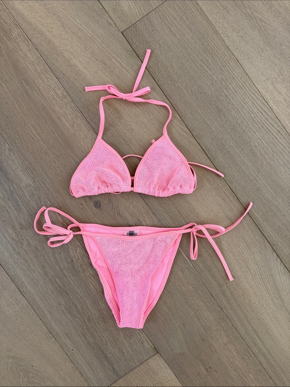 Hunza G Gina Bikini Bubblegum OSFA